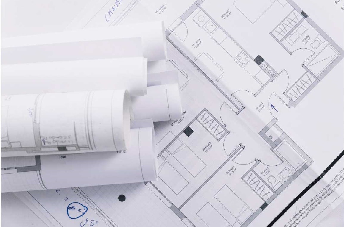 Vivienda sobre planos